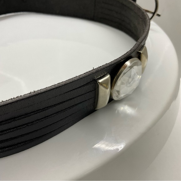 Vintage Echt Leder leather belt with an 80’s Glam Rock feel - Picture 4 of 11